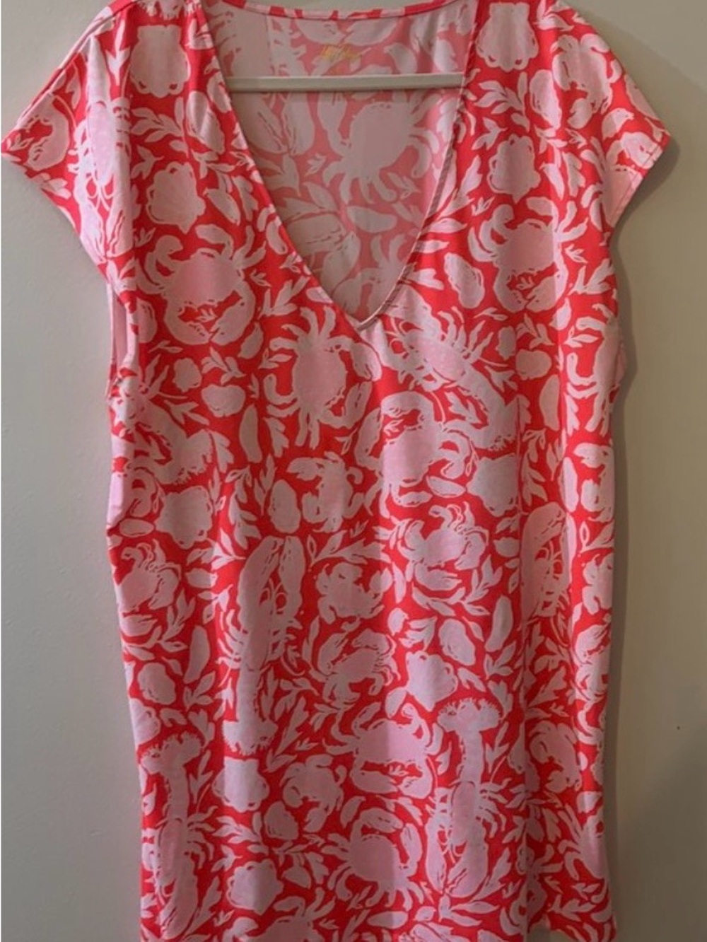 Lilly Pulitzer Coverup Pink & Red